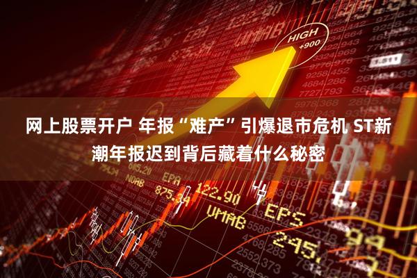 网上股票开户 年报“难产”引爆退市危机 ST新潮年报迟到背后藏着什么秘密